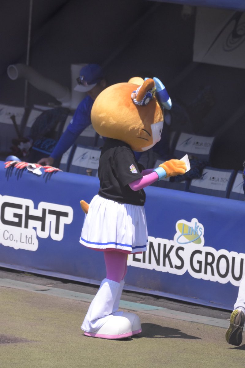 dz_ds_dn's tweet photo. 7/20 鎌スタ

村田監督からメンバー表預かるキララちゃん🎀

#baystars 
#キララ 
#村田修一 https://t.co/8jL5FXE2TE