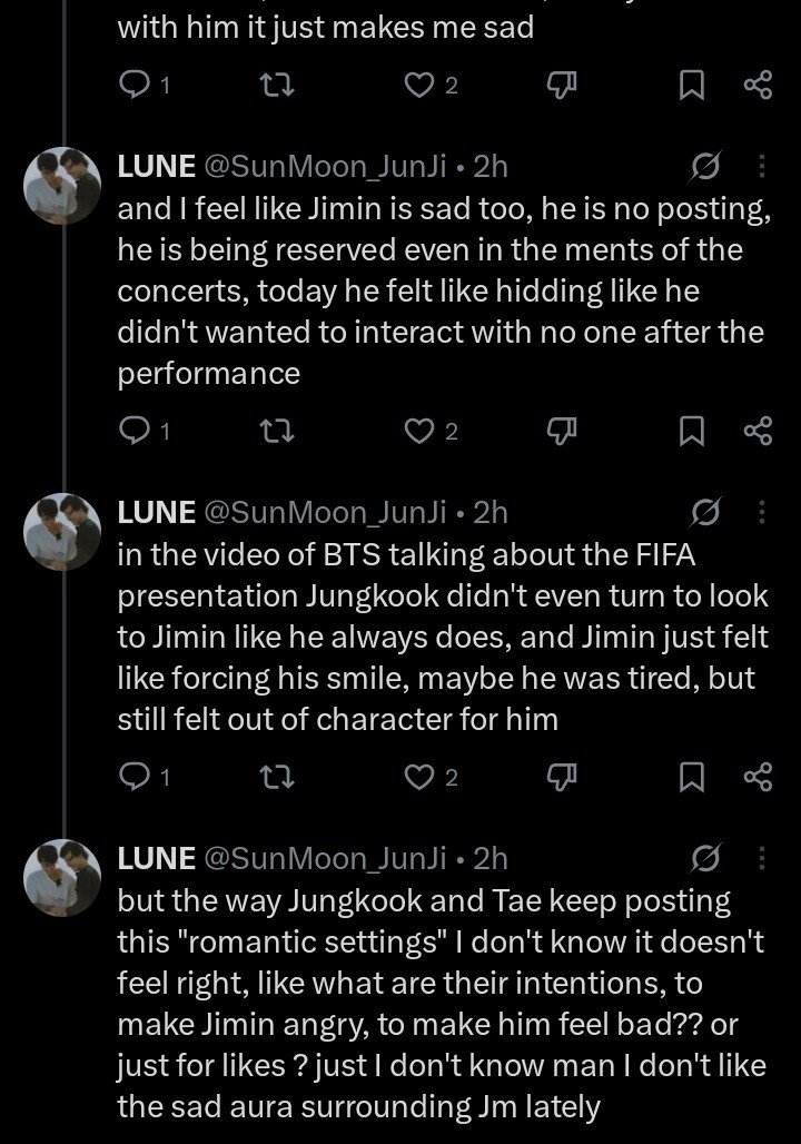 EFthvJk_57's tweet photo. Jikukas favorite thing to do:

-blame Jk for not interacting with jm and label him and Tae as the bad guy
- Paint Jm as the victim in a bad relationship https://t.co/ZHFj5ii4KZ