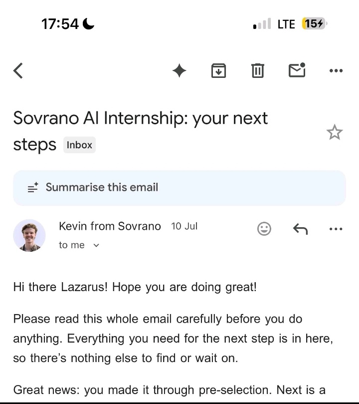 solocracy1's tweet photo. Looking for a remote internship this summer? 🚀

The Sovrano AI Summer Internship is open to students and recent graduates from any discipline

✅ Fully remote 💶 €500/month 🕒 Part-time (20 hrs/week) 🤖 No prior AI experience required

Link to apply is in the comment section👇 https://t.co/GeNi0OrHWN