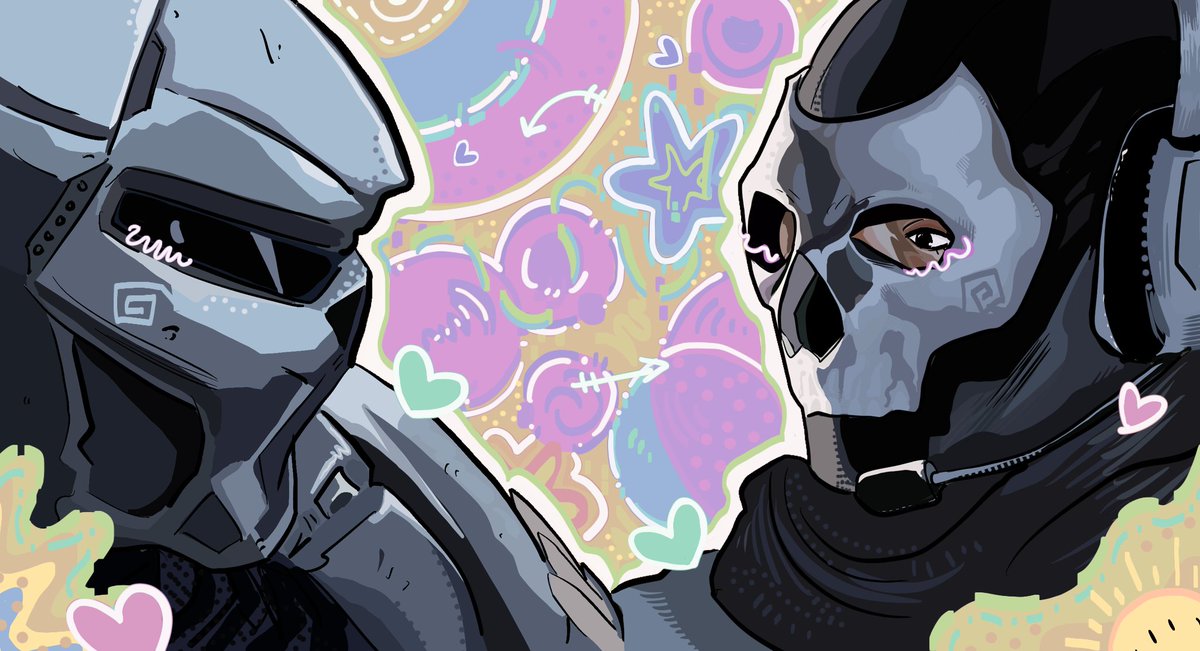 SimonCouteau's tweet photo. Another templarghost i made, but more colorful. They look ridiculous, being around joyful patterns, but i like how it turned out. 🥴 On this one, i tested out CODM comics style, and i think it came out neatly.
#callofdutymobile #templarghost https://t.co/qOmlTGP718