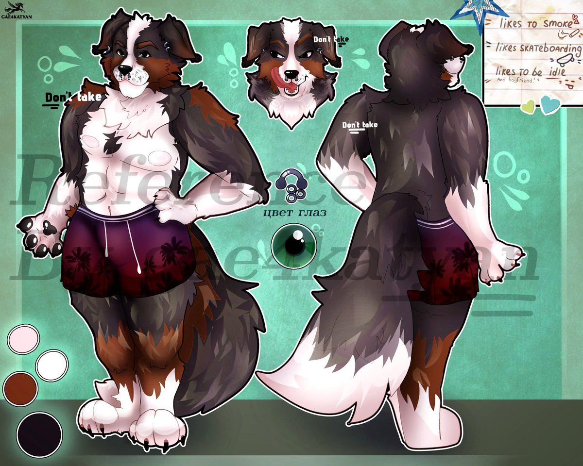 gae4katyan's tweet photo. Reference for big boy🐾🐶 #refernce #furry #art #artist #фурри #заказ #рисование #artis https://t.co/daYTx3Guyg