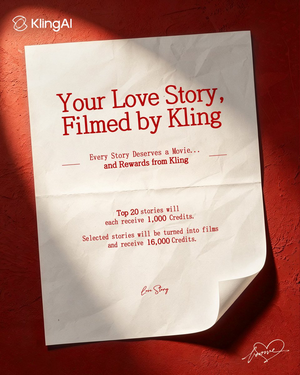 💌 Share your love story, earn 16,000 Credits.

What if your story became a film?
Reply with your lo...