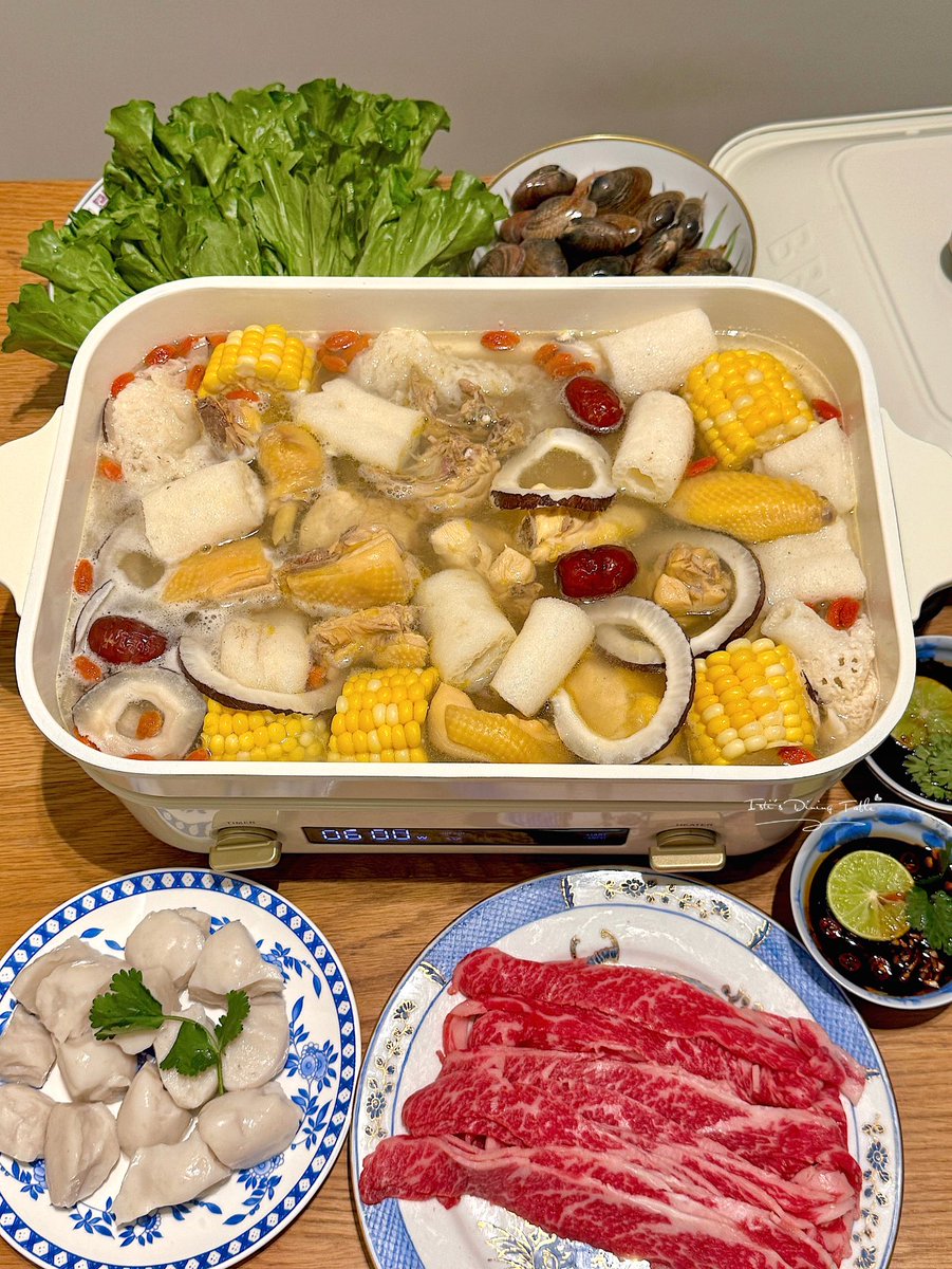 uupomi's tweet photo. Craving bold flavors tonight Our creamy tom kha gai with fragrant lemongrass u0026 lime delivers perfect Thai comfort—each bite feels like a street-side treat!  #ThaiCuisine #Foodie https://t.co/Zax2XQ23xs