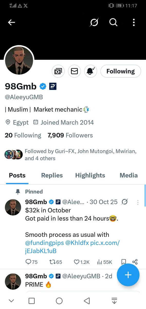 EmmanuelDorath4's tweet photo. @ronna256 @AleeyuGMB @iamkissking @PropTradeSavvy @speedouFx @timon_ict Done following all ✔️ https://t.co/6MMea10x01