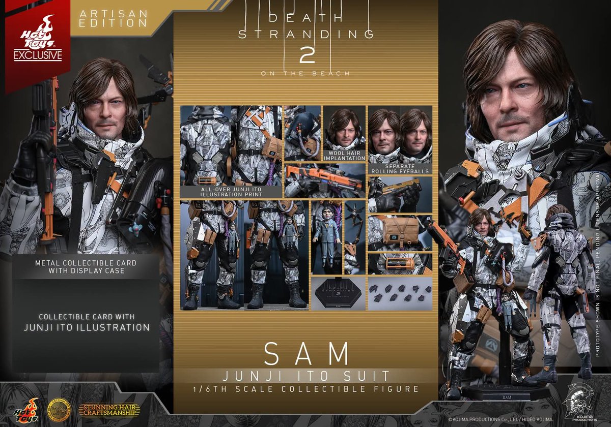 hana_av's tweet photo. 伊藤潤二先生 × 小島秀夫監督 × Hot Toysって 、、
最強のコラボじゃない！？
買わなきゃ！！

🔗 https://t.co/qvwDFOjMDg https://t.co/GmfjxW0rAw