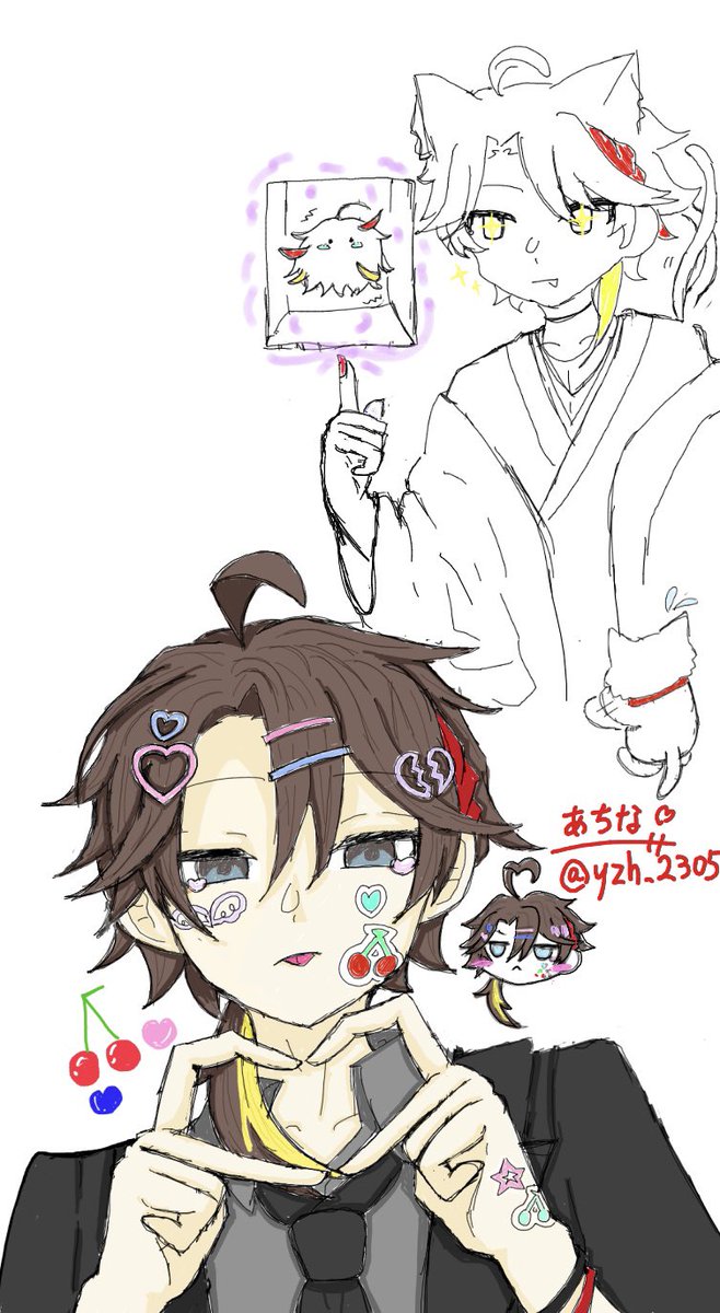 yzh_2305's tweet photo. #にじさんじ絵描きさんと繋がりたい 
 #三連休はフォロワーさんが増えるらしい
やろうか悩んだ結果やらせてくださ〜い!!!
🌶を中心に描いてます!!!最近は落書きとかが多くなってますが…!!!!良ければ〜!!(*  ˊ꒳ˋ*)
全反応お迎えさせてもらいます!!!!無言フォローですが…!!!!! https://t.co/UaxRdpw6mX