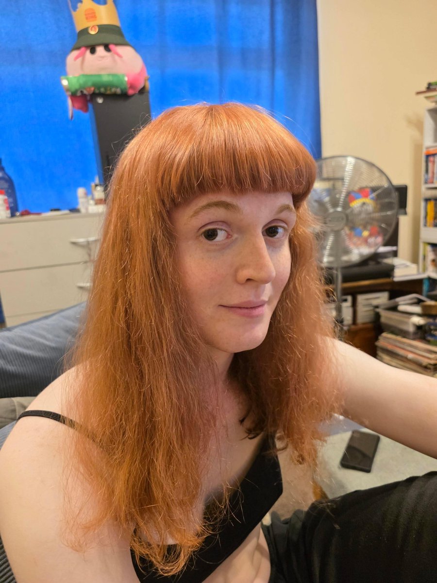 TankLovingGirl's tweet photo. I dyed my hair for the first time. not the colour I was planning but I think it still looks really good https://t.co/55SW9uEEa4