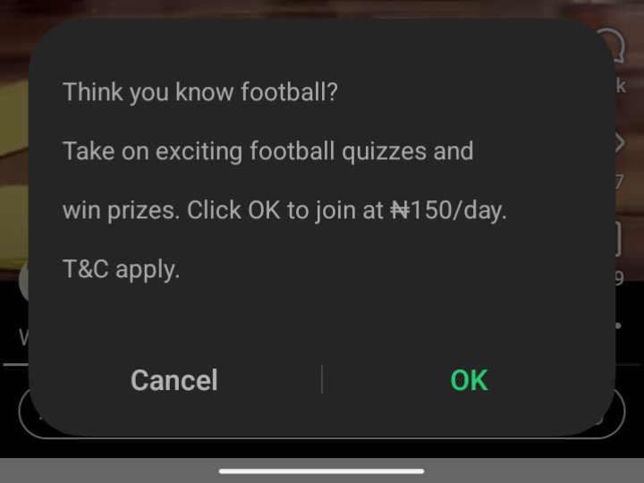 ecornel5's tweet photo. @MTNNG I don't need this constant daily popups. I have kids using my phone to watch cartoons. You want to force me to subscribe to an irrelevant stuff? I didn't ask for these popups. It's an invasion of my privacy. @NgComCommission @fccpcnigeria take note. https://t.co/m43TzLc8Iv