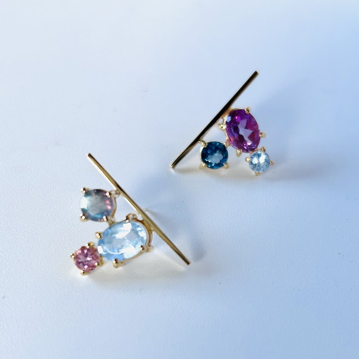 cosmos0817's tweet photo. New products 
かわいく出来た！
シングルのピアスイヤリング
来月のニュウマン新宿でお披露目です。 https://t.co/1HbabDv1GJ