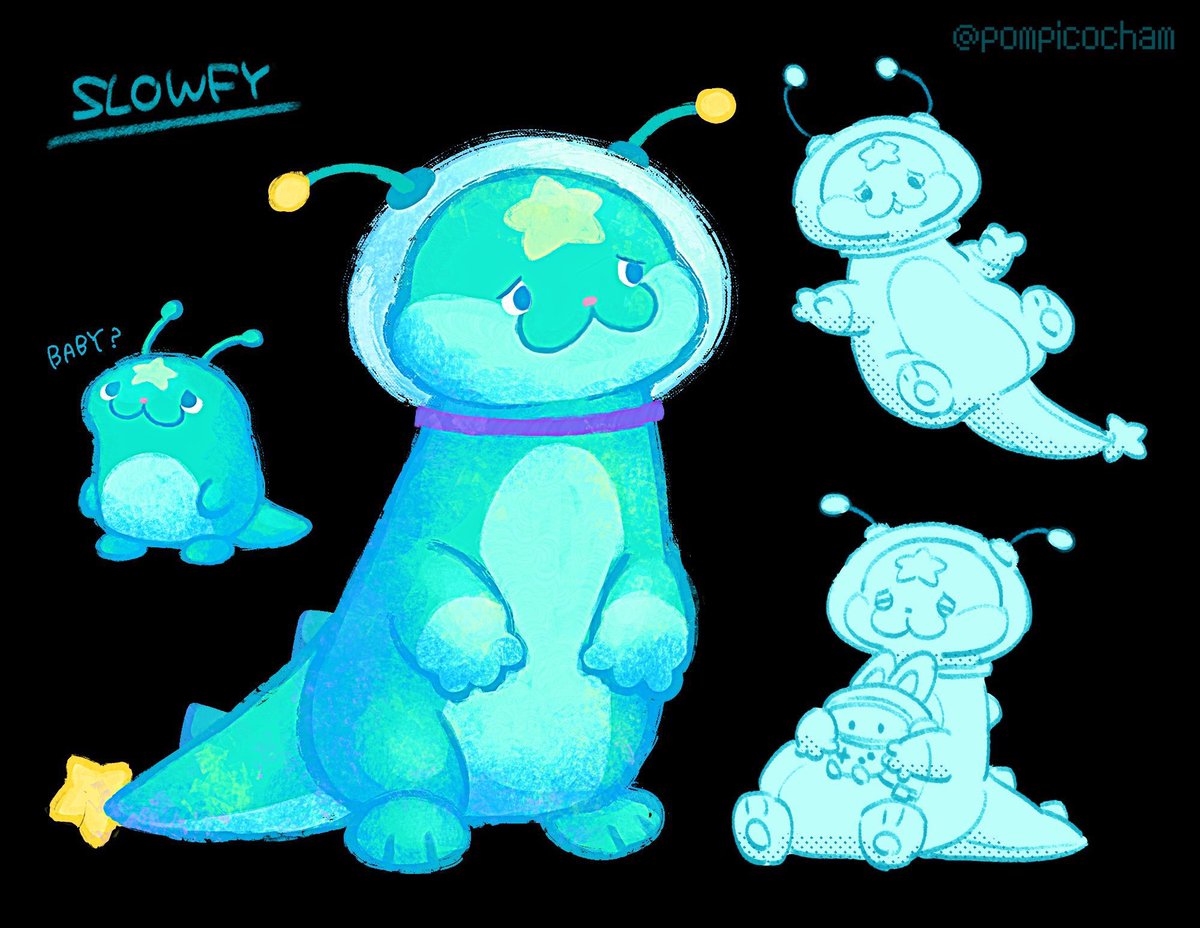 pompicochan's tweet photo. 宇宙ペット👾🪐 #oc https://t.co/WZ9l1PbEub