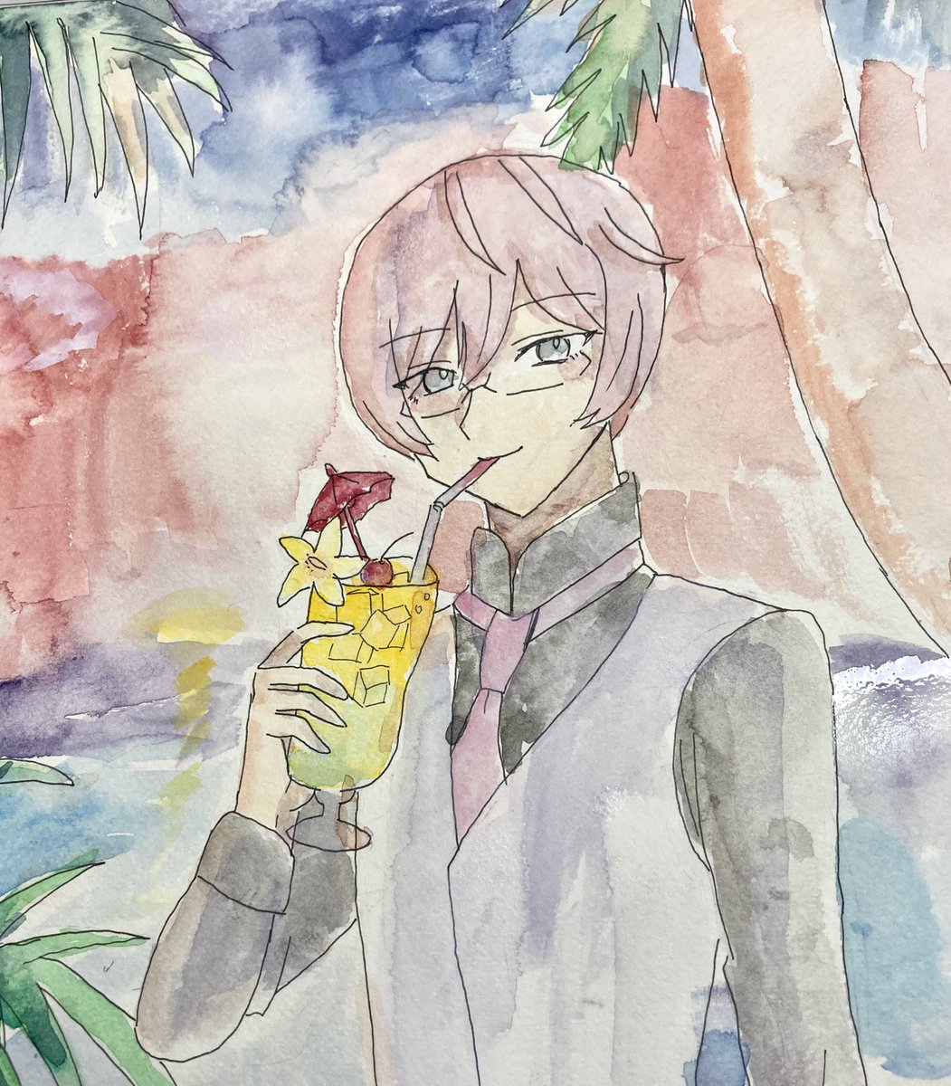 waco0w0's tweet photo. 水彩
南国バカンス亀甲さん🌴🌺✨ https://t.co/2JvSLXfm51