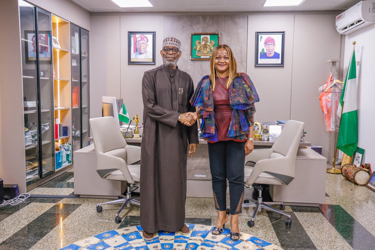 AlakeDele's tweet photo. I received the Director-General of NIMC, Dr. Abisoye Coker-Odusote, and her team as we discussed how digital identity can support the ongoing reforms in the solid minerals sector.

A credible identity system is essential to effective governance. It helps us track activities, strengthen regulation, improve security and make better decisions based on reliable data. These are all critical to our efforts to sanitise the mining sector and build greater transparency and accountability.

We also talked about how the new NIMC Act creates fresh opportunities for stronger collaboration across government. By working together and making better use of technology and trusted data, we can improve governance, support investment and deliver lasting reforms in Nigeria’s mining industry.