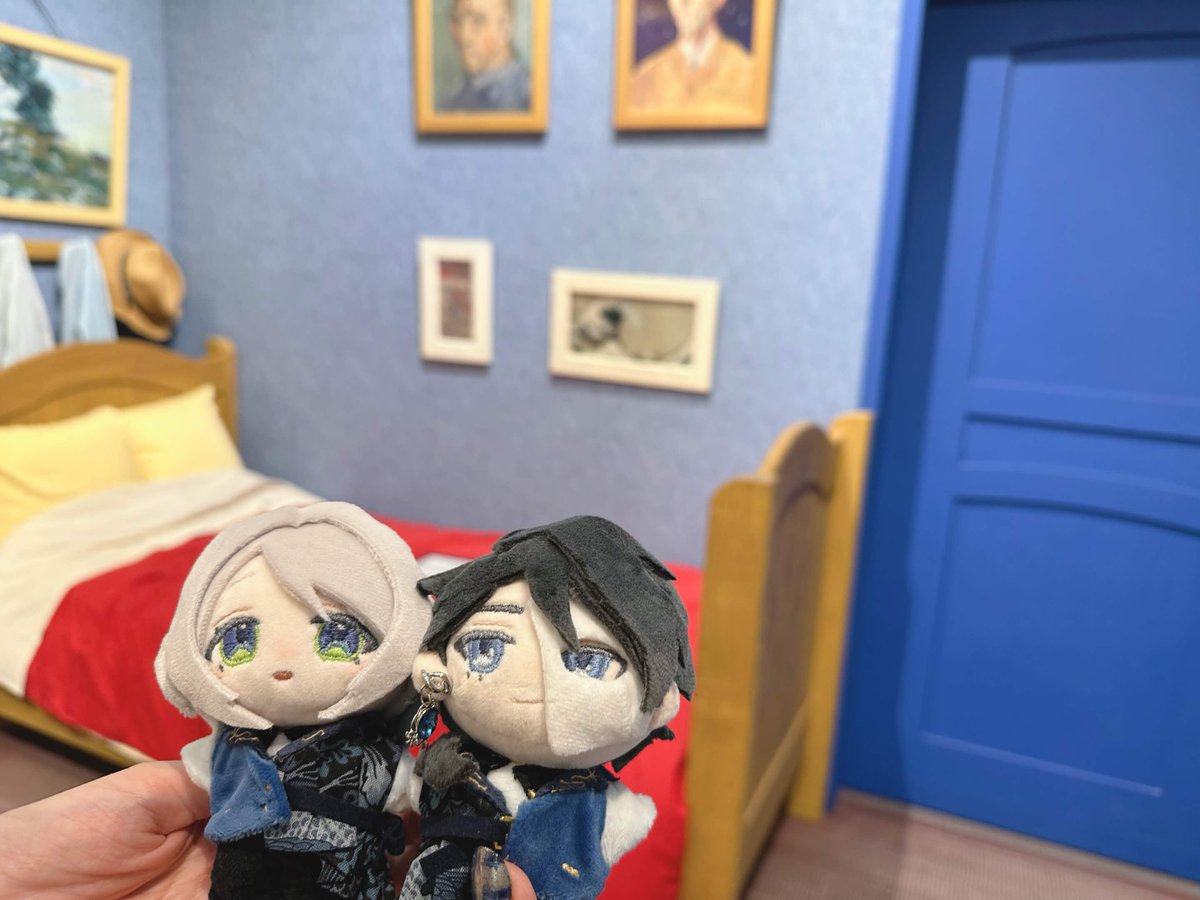 c3t_gg's tweet photo. ピリアズ自陣ぬいを連れて、大塚国際美術館へ行ってきました～！
この日のためにぬい作りにも初挑戦✂️

作品ごとに解説が丁寧についていて、学芸員であるピリアズ自陣たちが口頭で解説してくれる姿を思い浮かべながら館内を巡っていました。本当に楽しかった～！ https://t.co/IXkftcovMr