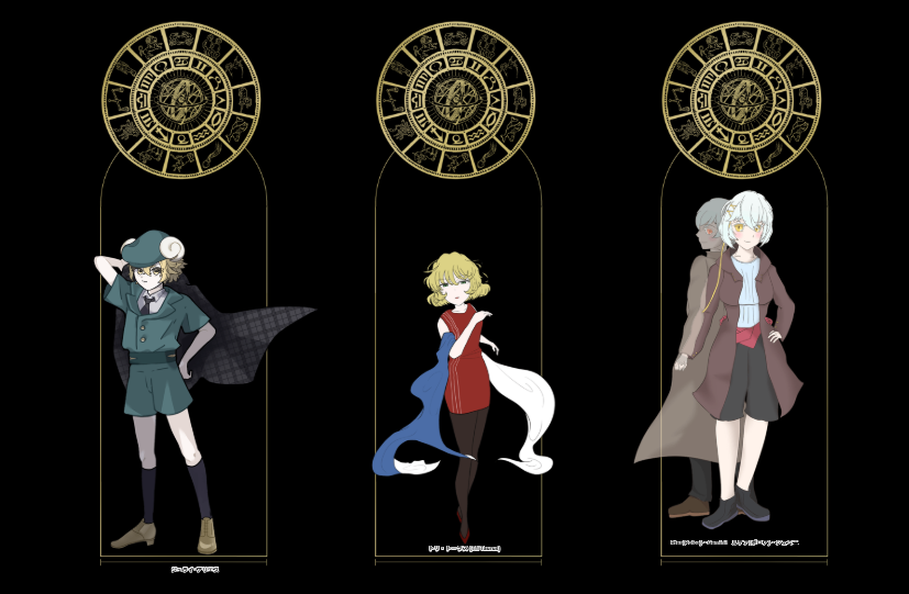 rigsan_trpg's tweet photo. (PC/PL)

一枚目
♈ジュライ･アリエス/いか さん
♉トリ・トーラス/那薇 さん
♊ルテア(ポロア)・ジェミニ/あめはれ さん

二枚目
♋ヴァレット・キャンサー/みずき さん
♌グレゴリー・ダウスト・レオ/rigsan
♍デメトル・ヴァーゴ/日常 響 さん https://t.co/uZKFN7z8u6