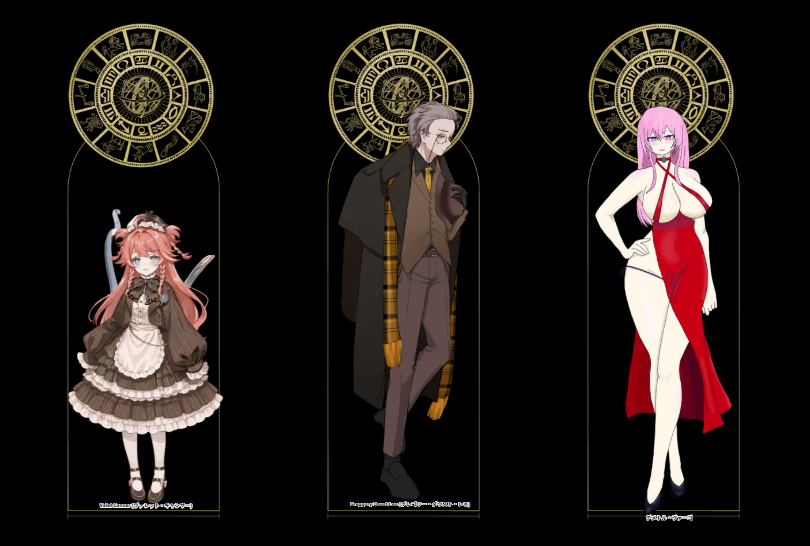 rigsan_trpg's tweet photo. (PC/PL)

一枚目
♈ジュライ･アリエス/いか さん
♉トリ・トーラス/那薇 さん
♊ルテア(ポロア)・ジェミニ/あめはれ さん

二枚目
♋ヴァレット・キャンサー/みずき さん
♌グレゴリー・ダウスト・レオ/rigsan
♍デメトル・ヴァーゴ/日常 響 さん https://t.co/uZKFN7z8u6