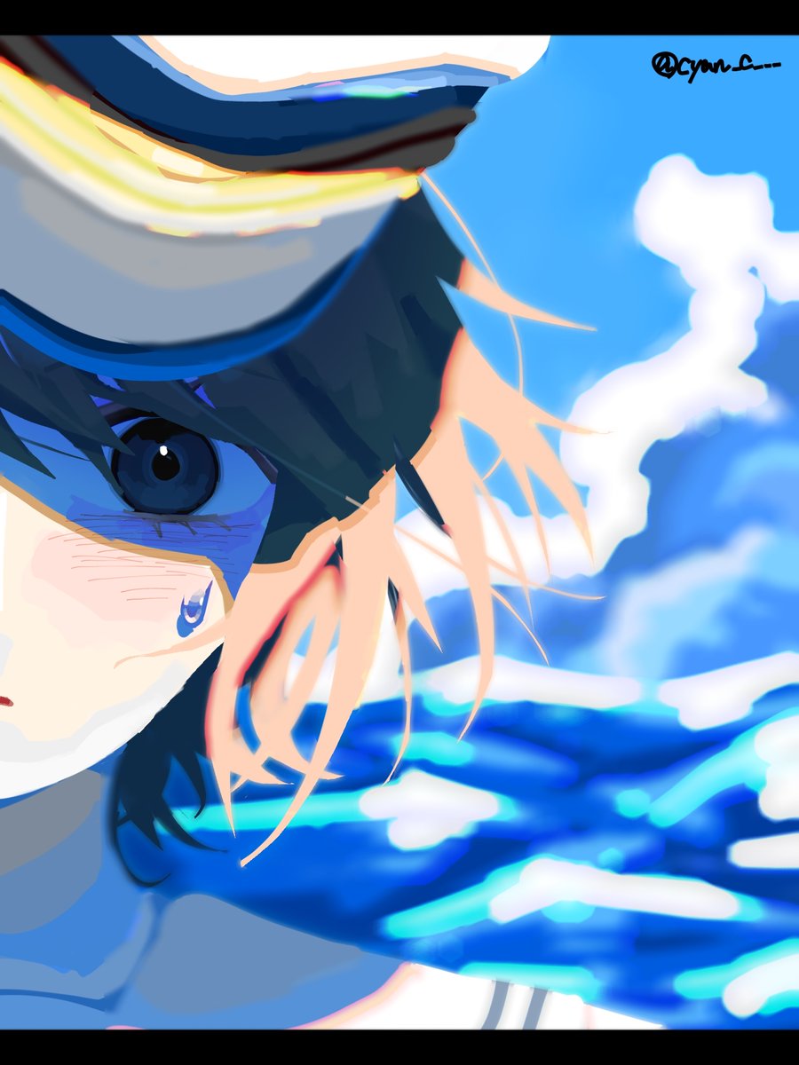 cyan_C___'s tweet photo. 青に灼かれたかった https://t.co/iEQfFLXQSd
