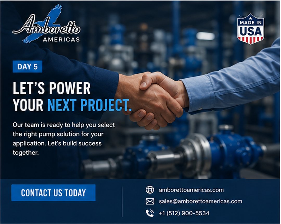 amboretto's tweet photo. Let’s power your next project.

Need the right pump solution for your application? Amboretto Americas is ready to help you select the best option for your process and build success together.
#ContactUs #PumpSolutions #MadeInUSA #AmborettoAmericas https://t.co/XGZqiLuSeZ