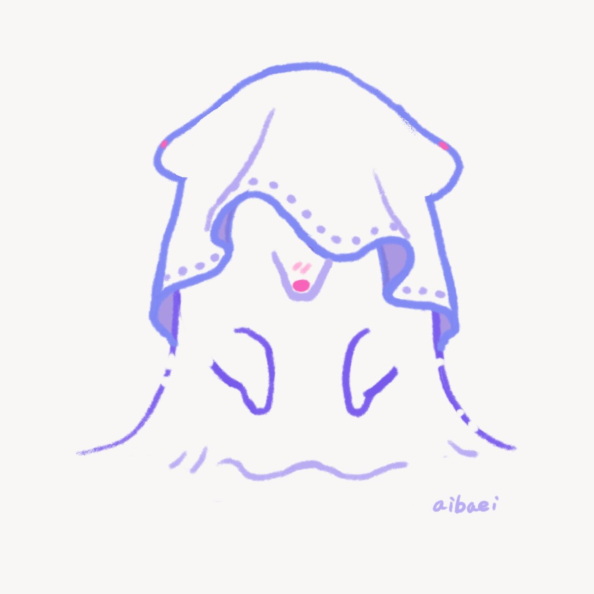 tomato4902's tweet photo. bashfluff💭

この子は、bashfluff。
恥ずかしがりやのゴースト(？)です。
みんなと目を合わせるのが恥ずかしくて、いつもベールをかぶっています。
ともだちになると、ふわとろな体の毛を触らせてくれるかも？
ベールの下の素顔は、まだ誰も見たことないってうわさ。

#illustration #キャラクター https://t.co/O9m707lW1F