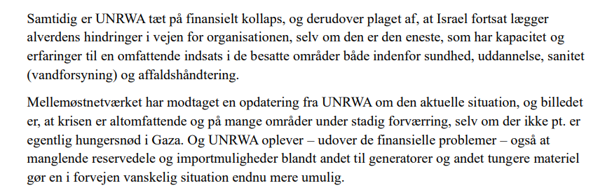 JensHaagen's tweet photo. Mellemøstnetværket har skrevet et brev til @larsloekke / @DanishMFA om UNRWAs katastrofale situation, men han ser ud til at være gået i flyverskjul.

Link til hele brevet ⬇️

#dkpol #dmedier https://t.co/bwhjZJq6BZ