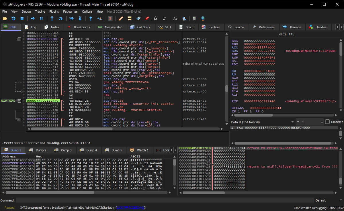 cr3ghost's tweet photo. Every malware analyst and reverse engineer has used x64dbg. Most have no idea what else the creator has been building.

RiscY Business breaks down the practical engineering of building a low-footprint RISC-V virtual machine interpreter for code obfuscation. If you have ever sat in front of a VM-protected sample wondering how the obfuscator was designed, this is the post that answers it. Understanding how these VMs are built is how you learn to tear them apart. Red teamers and implant developers have already been adopting this approach to protect payloads from static analysis, so expect to see more of it in the wild.

Striga lifts x86 to LLVM IR with Python for binary deobfuscation, the same approach used to analyze obfuscation like LummaC2. Bootkitting Windows Sandbox covers UEFI bootkit internals.

TitanHide bypasses anti-debug protections including VMProtect 3.9.4. Dumpulator emulates memory dumps for malware config extraction and unpacking without executing the sample.

He teaches two courses. LLVM IR and Binary Lifting for malware analysts and reverse engineers who need to deobfuscate protected binaries. Payload Obfuscation for Red Teams covering VM-based payload protection, compiling C payloads to RISC-V shellcode, opcode shuffling, instruction encryption, interpreter hardening, and C2 integration.

The attack and the defense. From the same person.

Started reversing in 2009. 100+ open source projects. All free.

https://t.co/eik5o7JF88
https://t.co/dxU1uvAGXv
https://t.co/IhZE9QJWPr
YouTube: https://t.co/124tFru7I7
Blog: https://t.co/0gO1pV7TuH
GitHub: https://t.co/HJV3aU0NbH

Author: @mrexodia

#ReverseEngineering #MalwareAnalysis #InfoSec