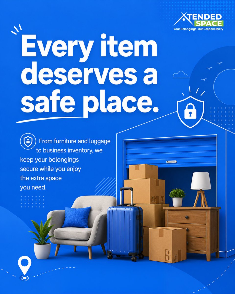 XtendedSpace's tweet photo. Need a safe place for your belongings? We provide secure storage with flexible plans, professional packing, and easy pickup, giving you more space without the hassle.

Call us: 900-9000-798 | Visit: https://t.co/u0PBopApfo
Book Now: https://t.co/McMWOmjWgM

#StorageSpace https://t.co/efkRoQP9N3
