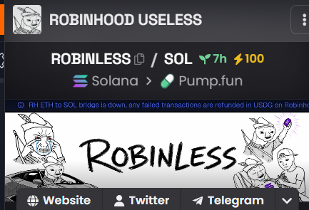 realrobinless's tweet photo. 100X BOOSTED PAID . LFG

$ROBINLESS 100K SOON

CA : 6qdPQEoPZqCF4V1dGSutRCz73phkUUa1oDEbroxDpump https://t.co/WW0TCKwKvR