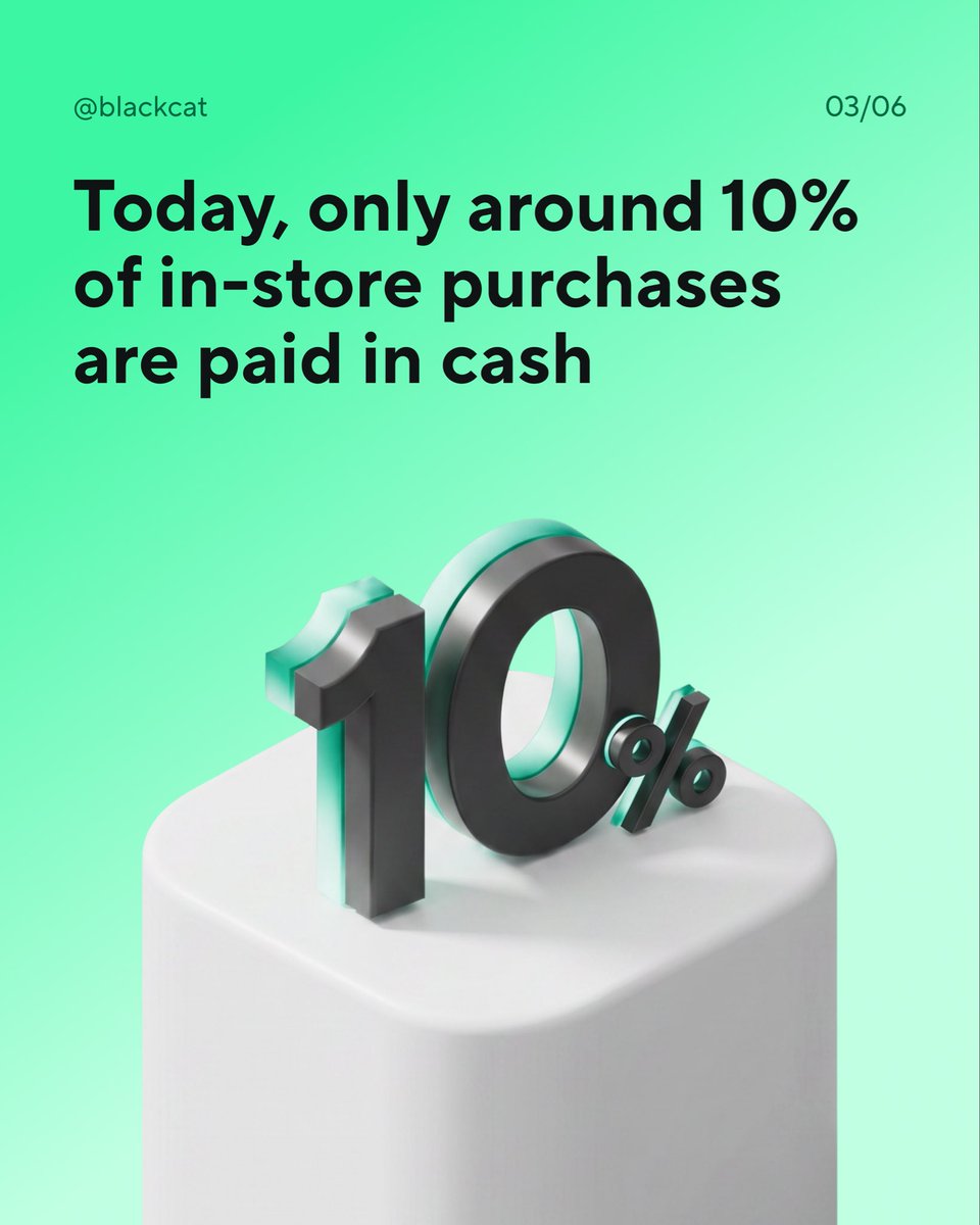 Blackcatcard's tweet photo. Cash isn't going anywhere.
But more and more people are paying with virtual cards.
Create yours in minutes with Blackcat. Link in bio. https://t.co/dmSBhj0hcE