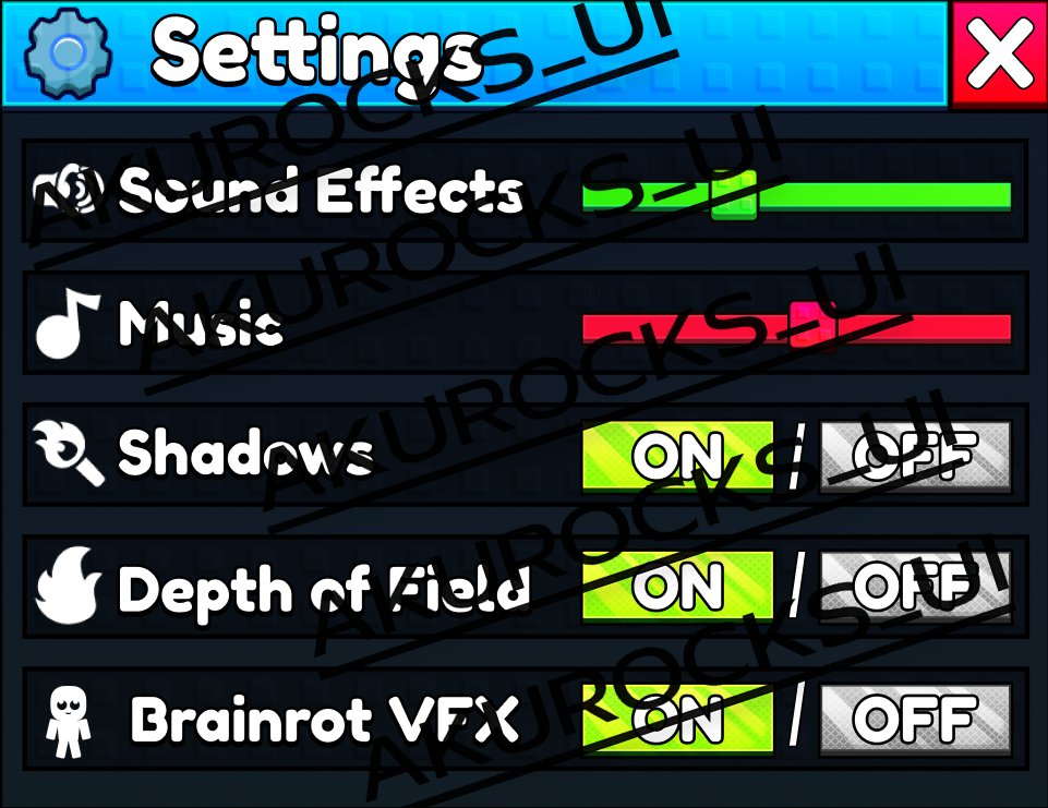 Akurocks_UI's tweet photo. Recently completed this Settings UI for a client. Designed with a clean cartoony Roblox aesthetic, strong readability, and polished interactions for a smooth in-game experience. Grateful for the opportunity to work on this project. 
#Roblox #RobloxDev #UIDesign #Figma https://t.co/3b4KfoKG7L
