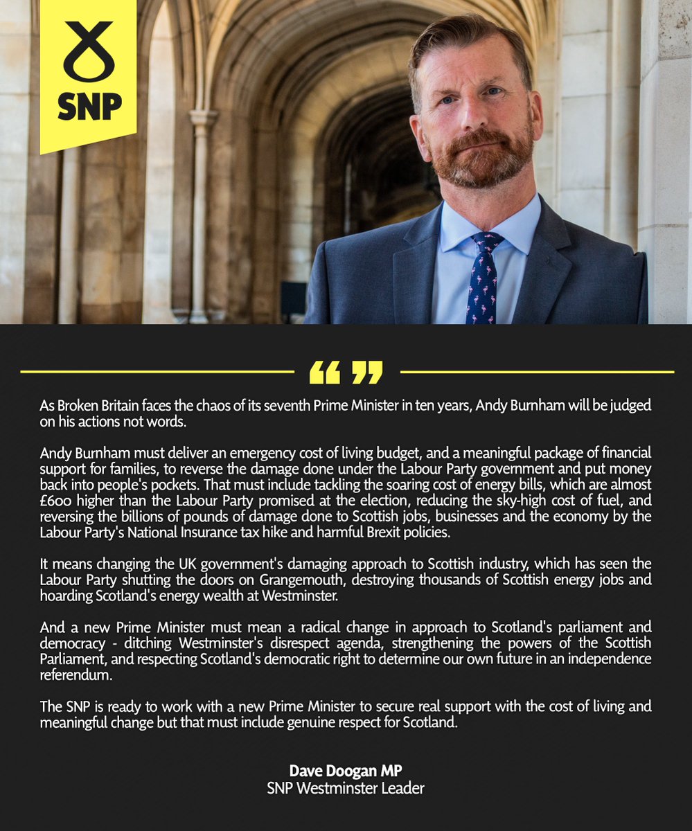 DaveDooganSNP's tweet photo. 🗣️ "Andy Burnham must deliver an emergency cost of living budget, and a meaningful package of financial support for families, to reverse the damage done under the Labour Party government and put money back into people's pockets."

🔗 https://t.co/3kETv97V9E https://t.co/rnZ7aaVsTg