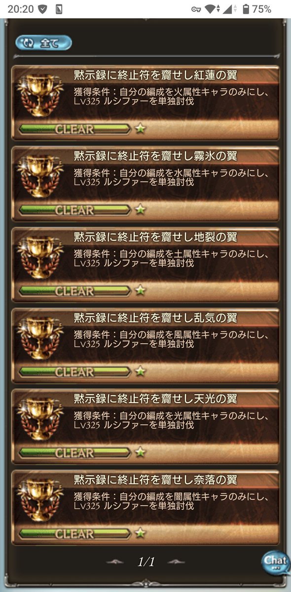 no_ROYCE_gbf's tweet photo. 先人たちのおかげでルシゼロソロ称号コンプできました https://t.co/mWxi6cT50m