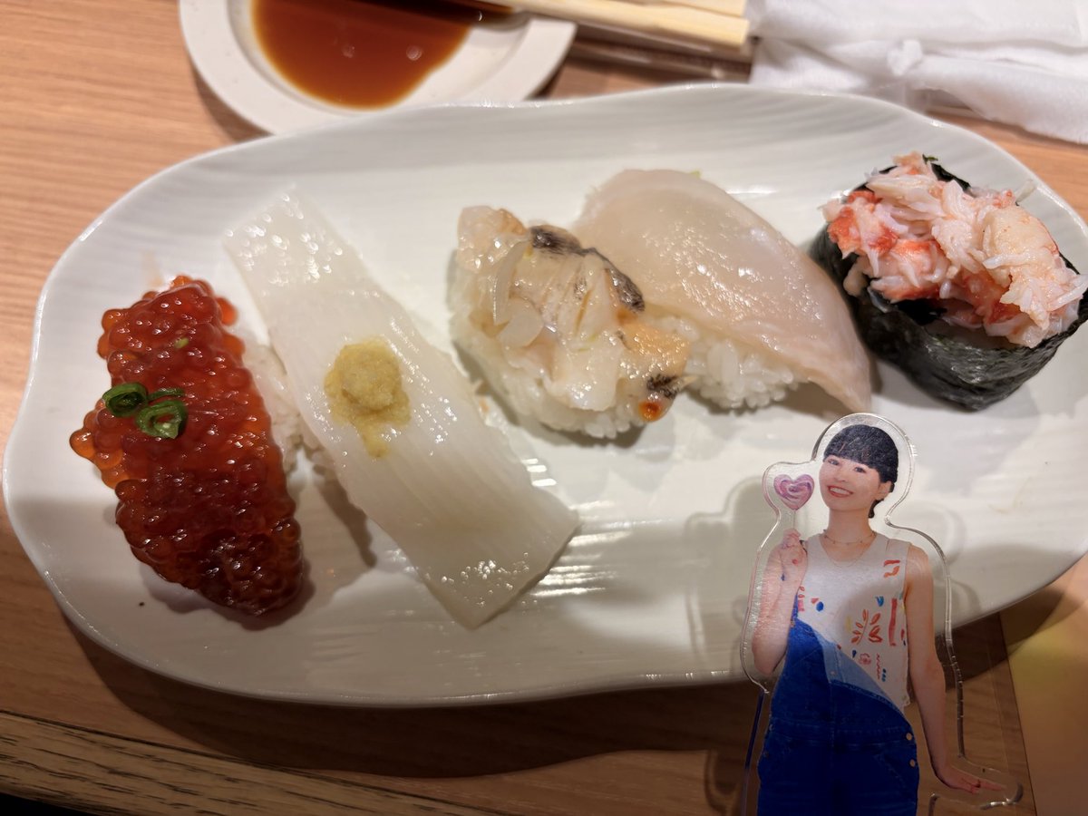 0720mako10's tweet photo. 誕生日の〆はやっぱり、ゆづも大好きお寿司🍣
きんきが美味すぎた🤤

#新谷ゆづみ
#新谷ゆづみ生誕祭2026
#ゆづママありがとう https://t.co/f5AjV2LVAI