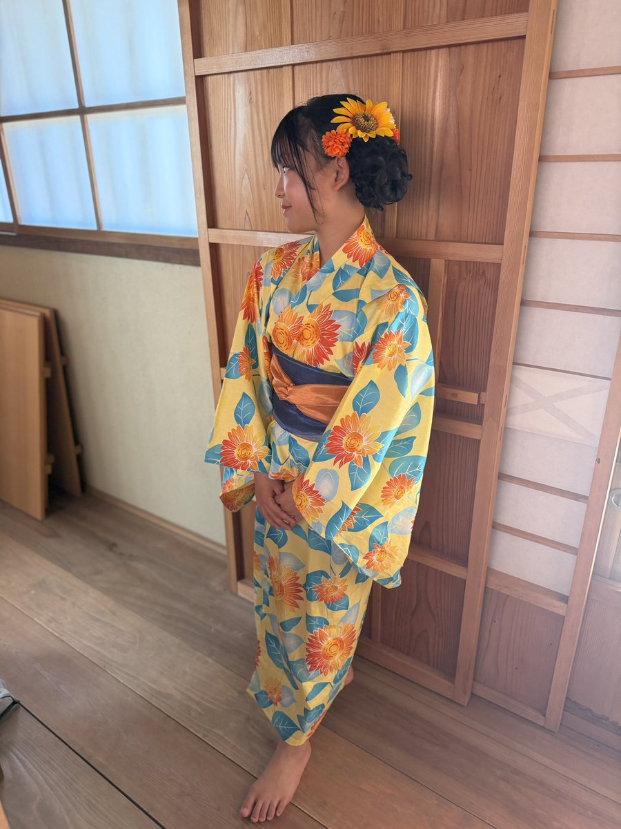今日の撮影会は浴衣を着させていただきました。 おてんばさんなMANAは