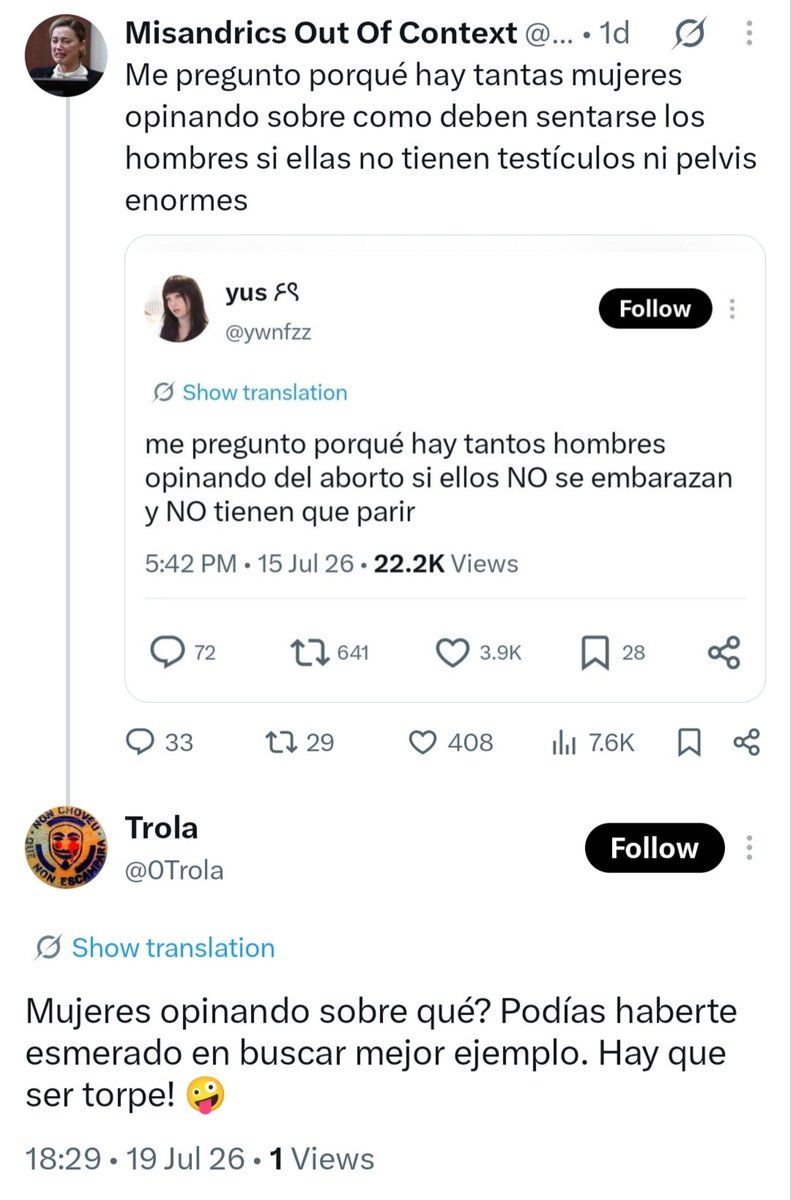 Misandrics Out Of Context tweet media