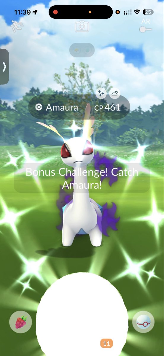 MasterPinkTT's tweet photo. SHINY SHADOW AMAURA!!! I really want the tyrunt but the aurorus looks great #pokemon #pokemongo #shadowshiny #amaura https://t.co/lOtGiyVCnX