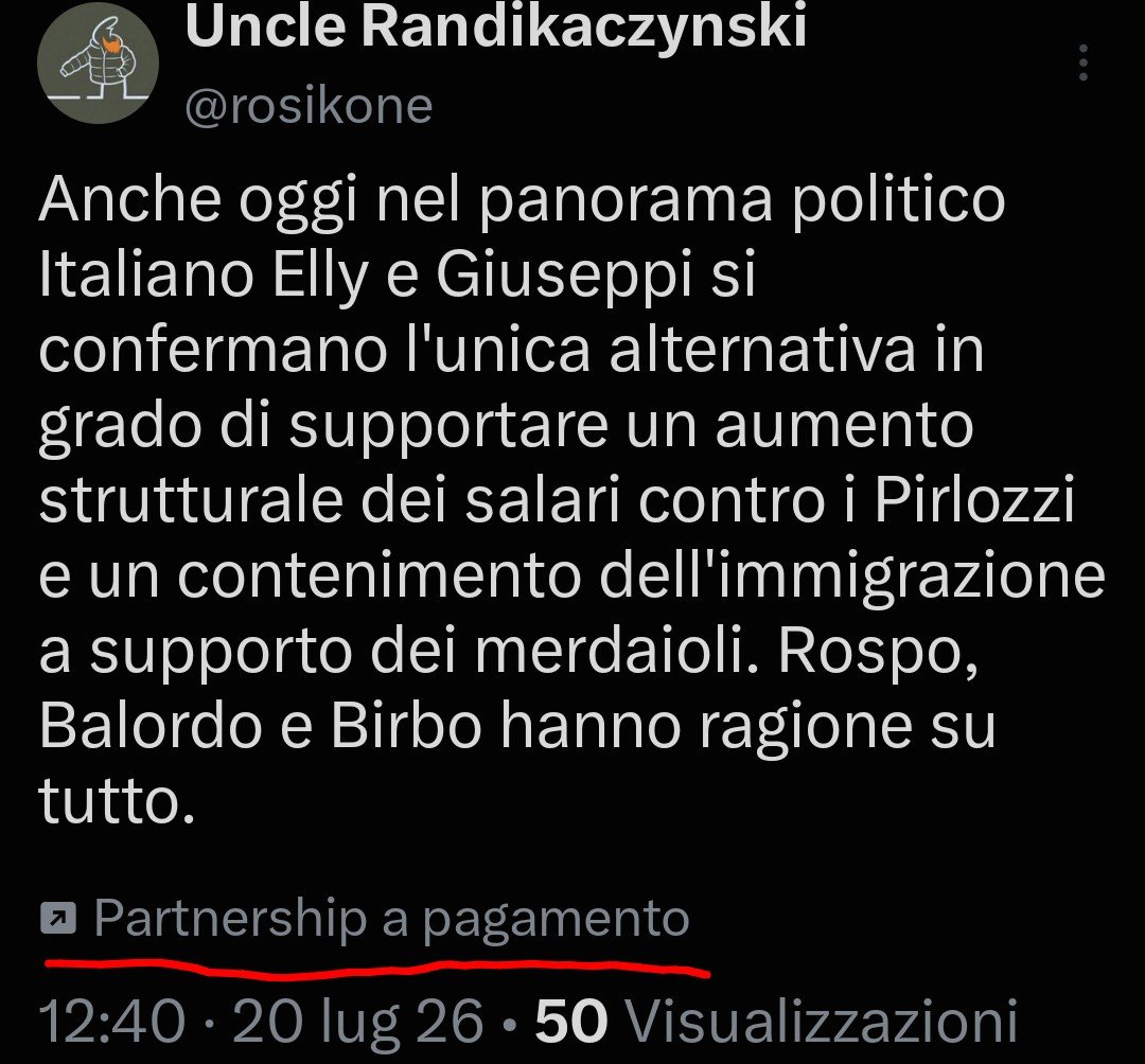 Un Soparecchio qualunque. tweet media