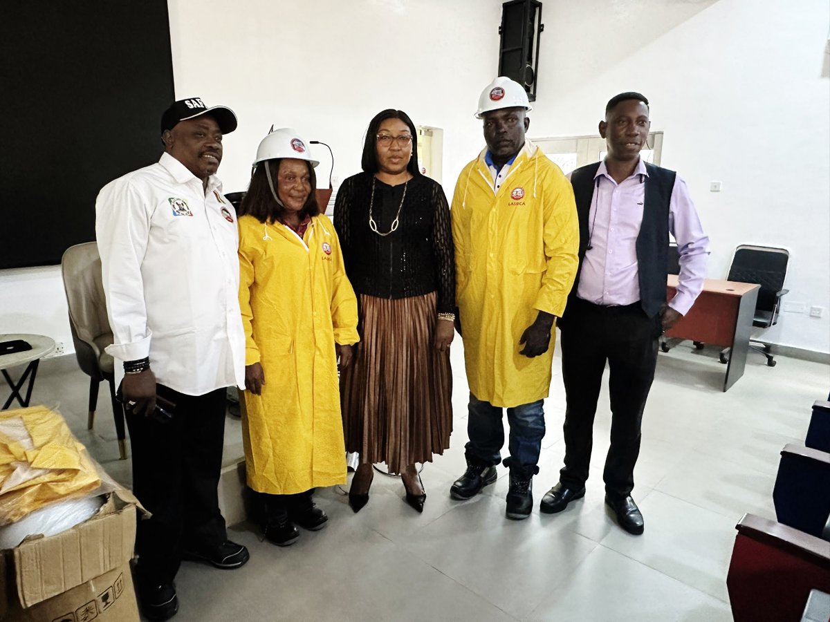 LasbcaA's tweet photo. LASBCA Strengthens Enforcement Operations with Presentation of Safety Kits to Personnel

Read the full story through the link below:
https://t.co/MJHo1BCANO https://t.co/BgbPNX99Pn
