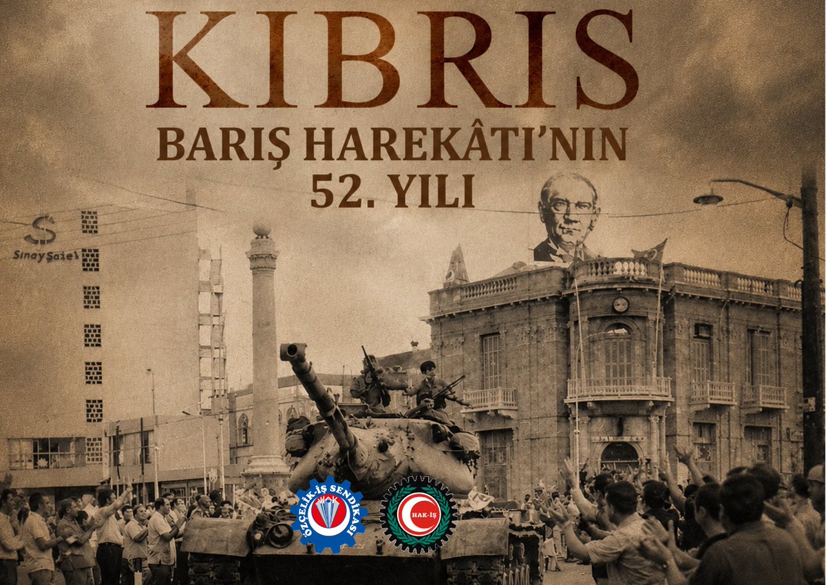 Yunus_Degirmenc's tweet photo. 20 Temmuz 1974’te ortaya konulan irade, Kıbrıs Türkü’nün var olma hakkını, hürriyetini ve geleceğini teminat altına alan tarihî bir dönüm noktasıdır.
Kıbrıs Barış Harekâtı’nın 52. yıl dönümünde, bu kutlu mücadelede canlarını vatan uğruna feda eden aziz şehitlerimizi rahmetle, kahraman gazilerimizi şükranla yâd ediyorum.
#KuzeyKıbrıs Türk Cumhuriyeti’nin ilelebet güçlü, huzurlu ve müreffeh yarınlara ulaşmasını temenni ediyor, Kıbrıs Türk halkının 20 Temmuz Barış ve Özgürlük Bayramı’nı canı gönülden kutluyorum.
🇹🇷🇹🇷