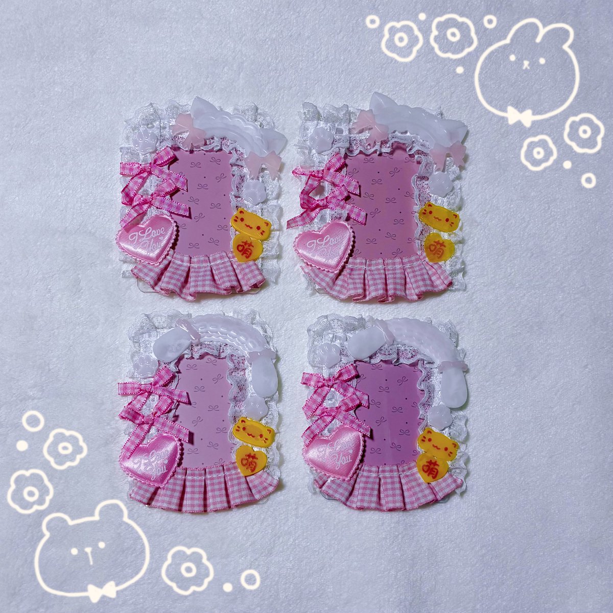 rabbitdonut87's tweet photo. 星願の新作トレカケースです🎀 https://t.co/lXFBfFn79k