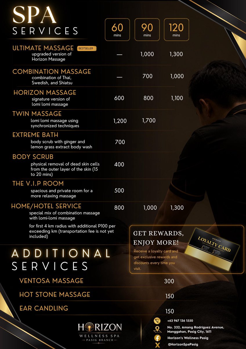 jarred_Horizon's tweet photo. Massage po 
Horizon spa Pasig 
Available home services 
💆💆 https://t.co/Xpeez3BI1D