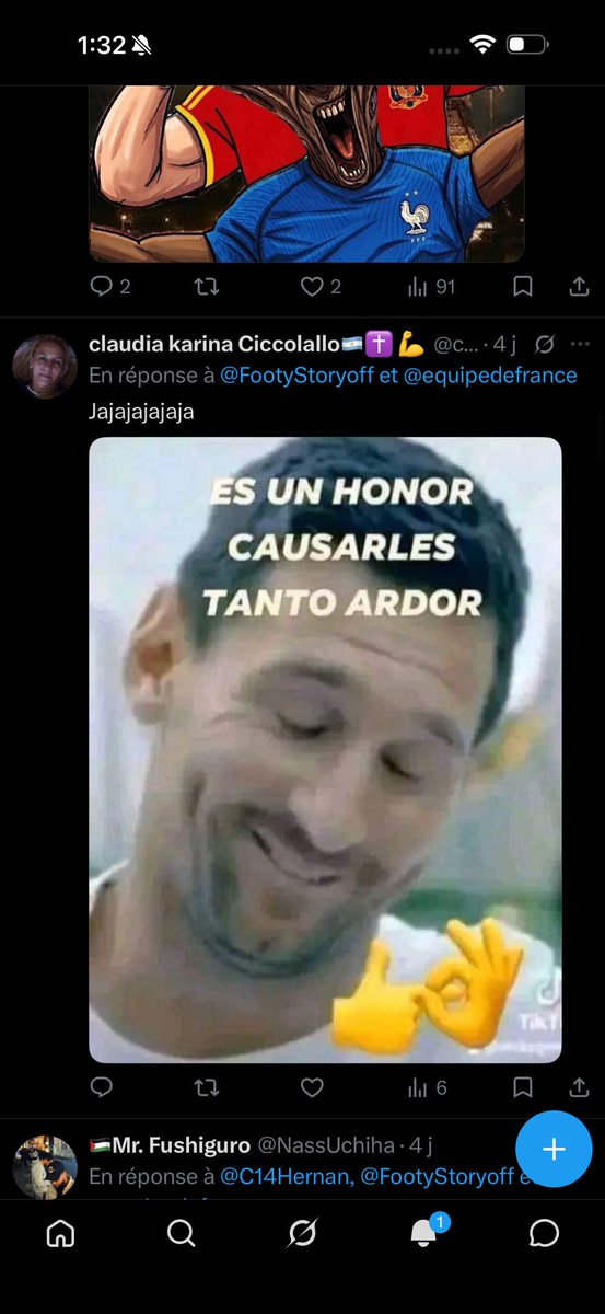 AOBJEREV's tweet photo. @claudia05381245 JAJAJAJAJAJAJA CHEH SAL N*QUE TA MÈRE SALE FILS DE P*TE JAJAJAJJA TON ÉQUIPE DE MERDE. GROSSE MERDE À METTRE DES COMMENTAIRES ET BLOQUER LES GENS APRÈS CEST LE KARMA SALOPE DE TRICHEUSE AVEC VIS ARBITRES DE MERDE. JE BOIS TES LARMES TA TRISTESSE ME RÉGALE HMMM JE BOIS TES LARMES https://t.co/Ky2rFwTeNN