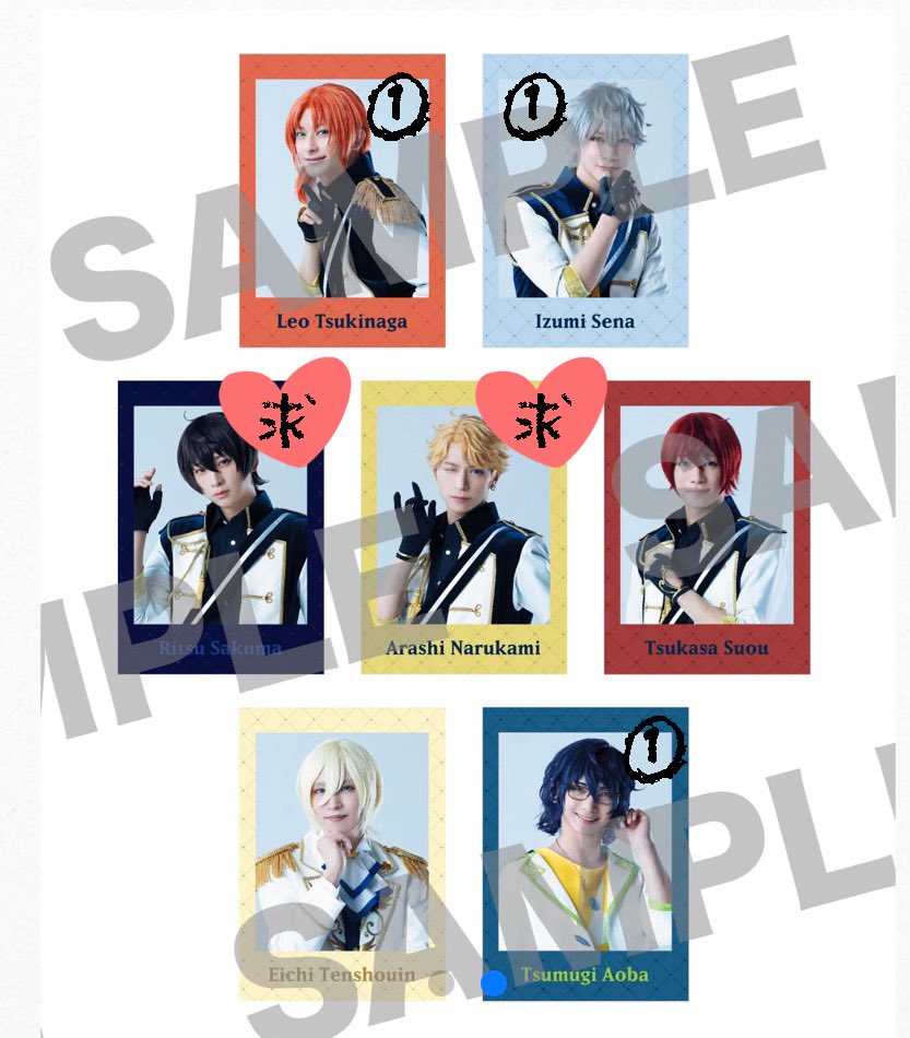 ringosan_t's tweet photo. 【交換】あんステ Knights 返礼祭 レクイエム チェクメイト ランダムチェキ

譲▷レオ、泉、凛月、司、真、つむぎ、英智

求▷過去分(DC)画像のもの

郵送or8月北九州•神戸手渡し
検索からでもお気軽にどうぞ https://t.co/lYhXD7R8RA