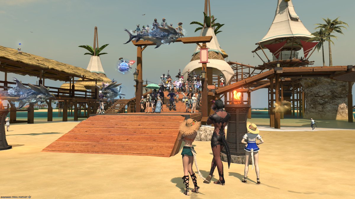 mightvalley's tweet photo. #夏ウラ海開き
アウラの義体に着替えて行くってきたのですが、終盤に差し掛かったところなので溶け込めず、端でぼったちしてました。 https://t.co/koc38u9JBJ
