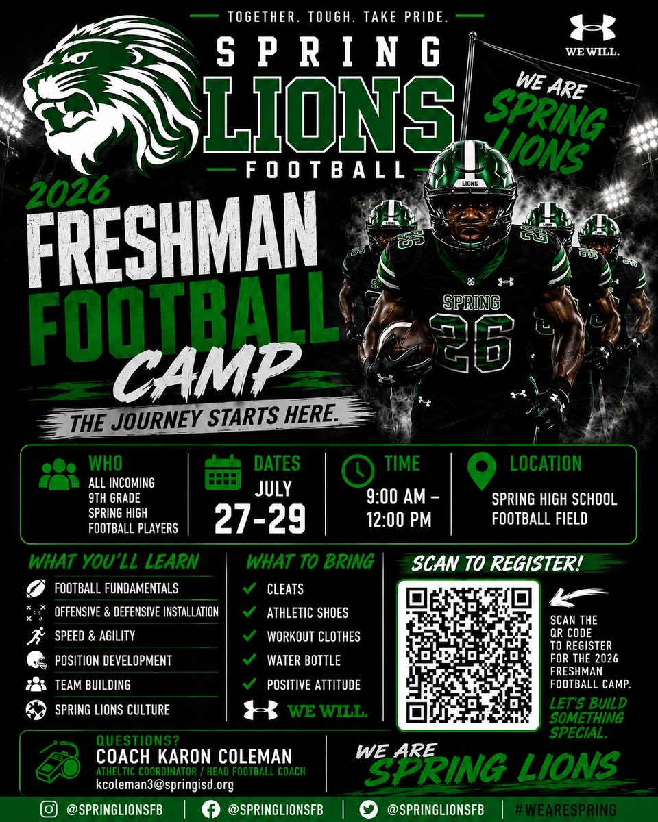 Spring Football 🦁🐾🏈 tweet media