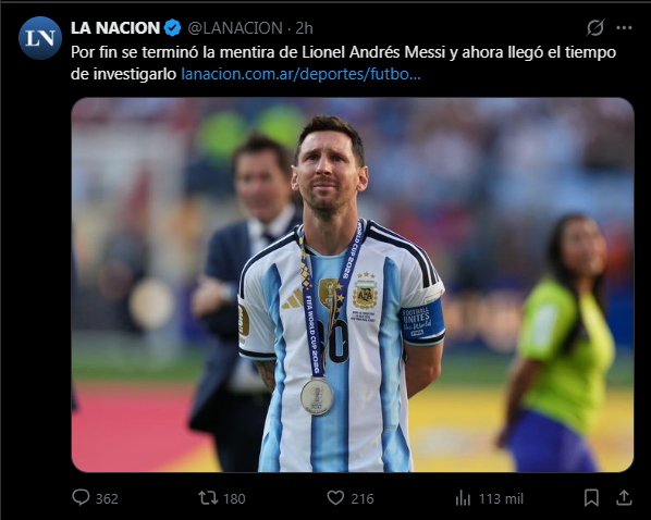 alcoliflor's tweet photo. @LANACION Que pasó hijo de puta, se te borró un tuit?? Cipayos de mierda https://t.co/Nl6eHddOsw