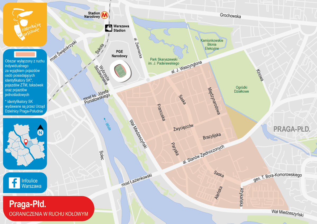 Saskakepainfo's tweet photo. UWAGA kolejne zamknięcie Saskiej Kępy - 23.07.2026  (czwartek) od godziny 17:00 do 20:00, na Saską Kępę wjadą tylko pojazdy osób posiadających identyfikatory SK, taksówki, jednoślady oraz autobusy komunikacji miejskiej. 
https://t.co/cPgf3NBWaq

https://t.co/hx1nYMZL5h https://t.co/kR0iPgMH9H