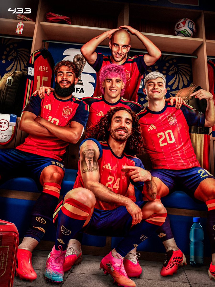 スペイン代表の“W杯優勝公約”が話題に🇪🇸 ✓ヤマル → ひげを伸ばす