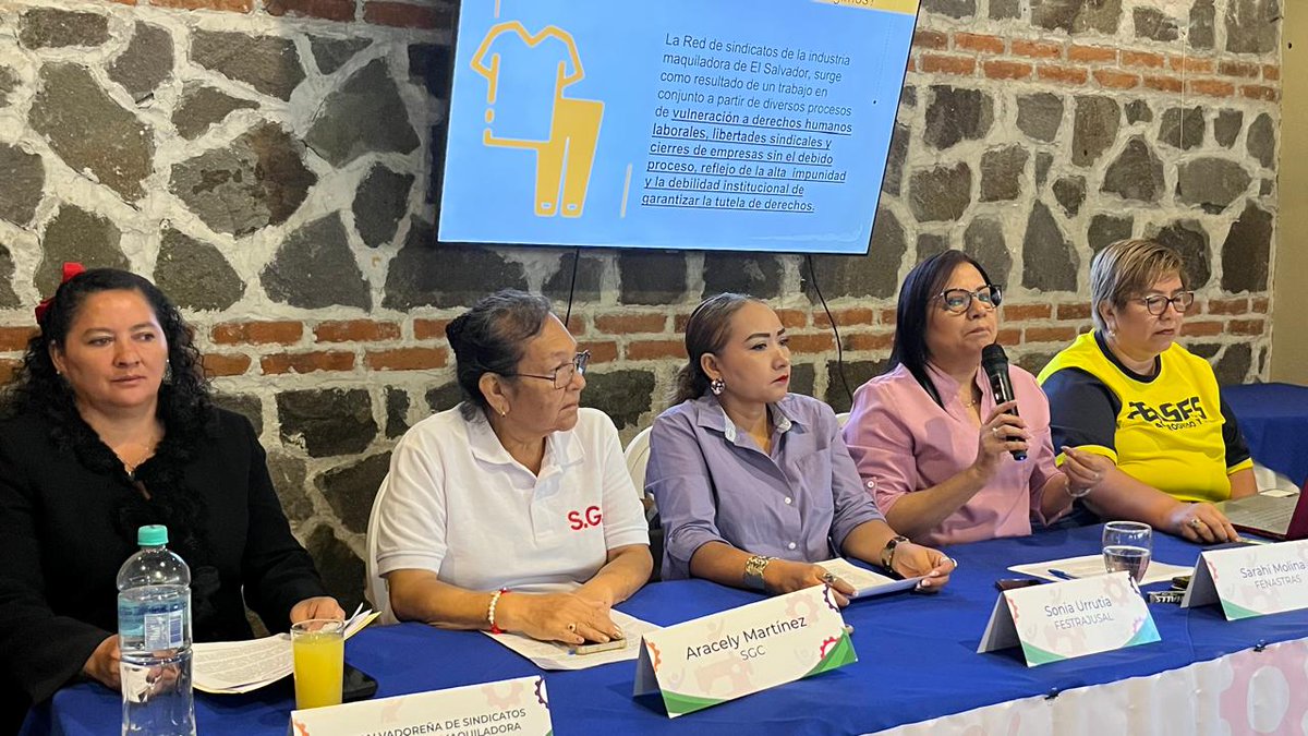 radioyskl's tweet photo. Hoy se llevó acabo el lanzamiento de la Red salvadoreña de sindicatos de la industria maquiladora.
Vía @pachequitoyskl https://t.co/qg5tu5AA3j