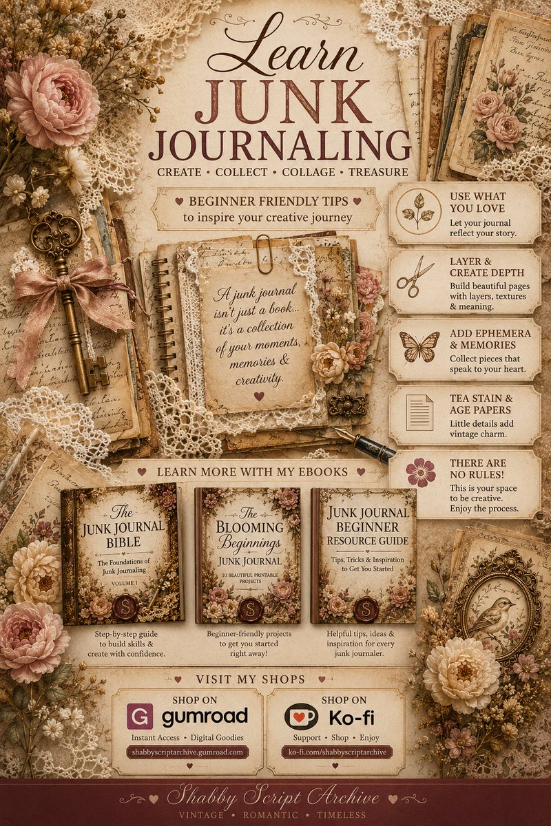 TheBeastLeah's tweet photo. ✨ Save this Pin so you can come back whenever you're ready to create your next vintage journal.

🛍️ Gumroad Store:
https://t.co/yoYq0x7OaG
 https://t.co/MzBzucrTQY via @pinterest https://t.co/Zeuf0kG5mA