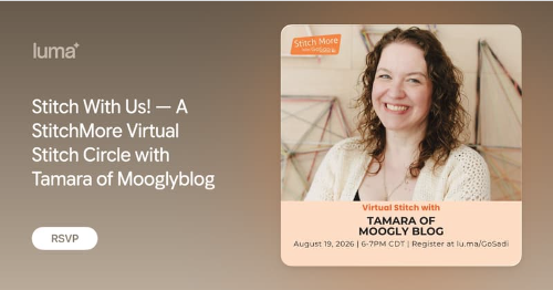 mooglyblog's tweet photo. July too busy? I hear that! 🤪 Luckily, I'm doing another Virtual Stitch Circle in August! 😁 Put it on your calendar now for Wednesday, August 19, 6:00 PM - 7:00 PM CDT and get registered for FREE at this link!
🔥 https://t.co/NbjjcHoJqW https://t.co/XTHoLdN9eD