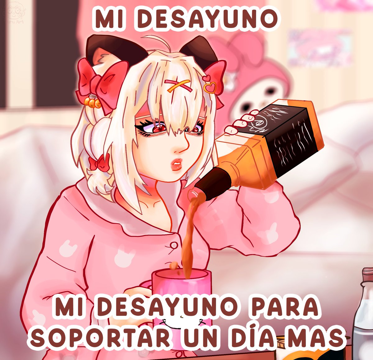 LittleKitt76387's tweet photo. Literal, para sobrellevar el día :3 ✨️ https://t.co/Vv2X2TNSkC